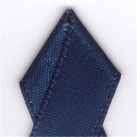 Papilion Papilion R074300120365100Y .5 in. Single-Face Satin Ribbon 100 Yards - Light Navy R074300120365100Y